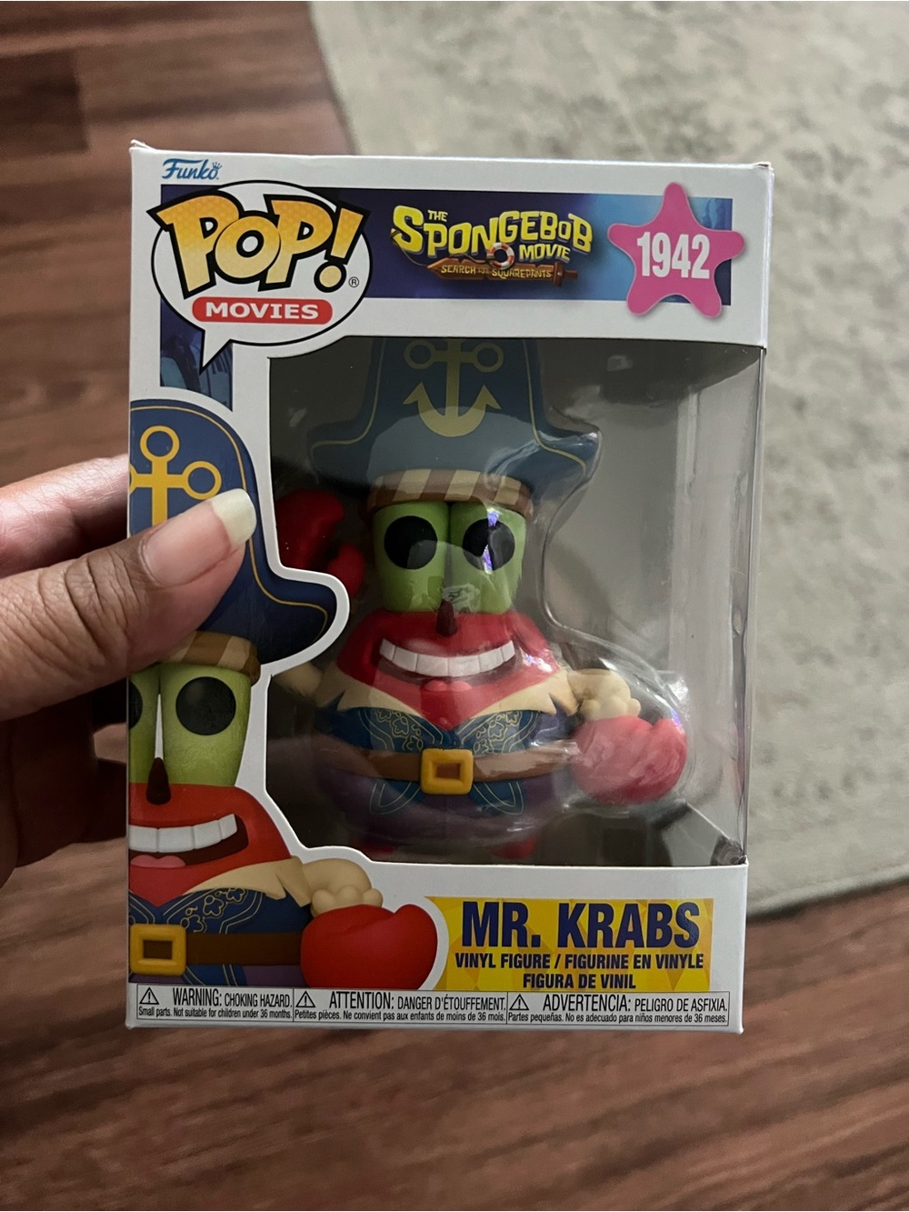 Funko Mr. Krabs Pop! Movies Vinyl Figure - Red, Green, Blue, Gold